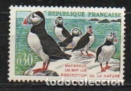 Stamps: Francia, Ivert nº 1274, Frailecillo atlántico, nuevo ***